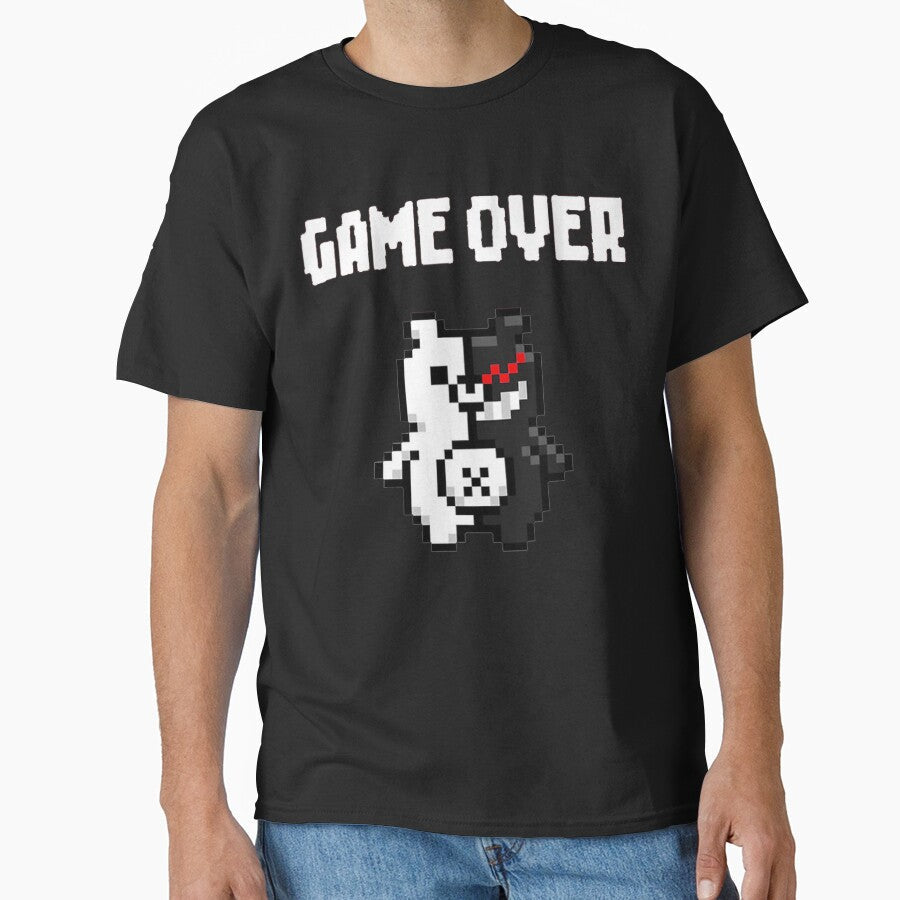 Monokuma Game Over by StrawberryTrick Unisex T-shirt, Sweatshirt, Hoodie, Long Sleeve Tee - T-Shirt, Sweatshirt, Hoodie