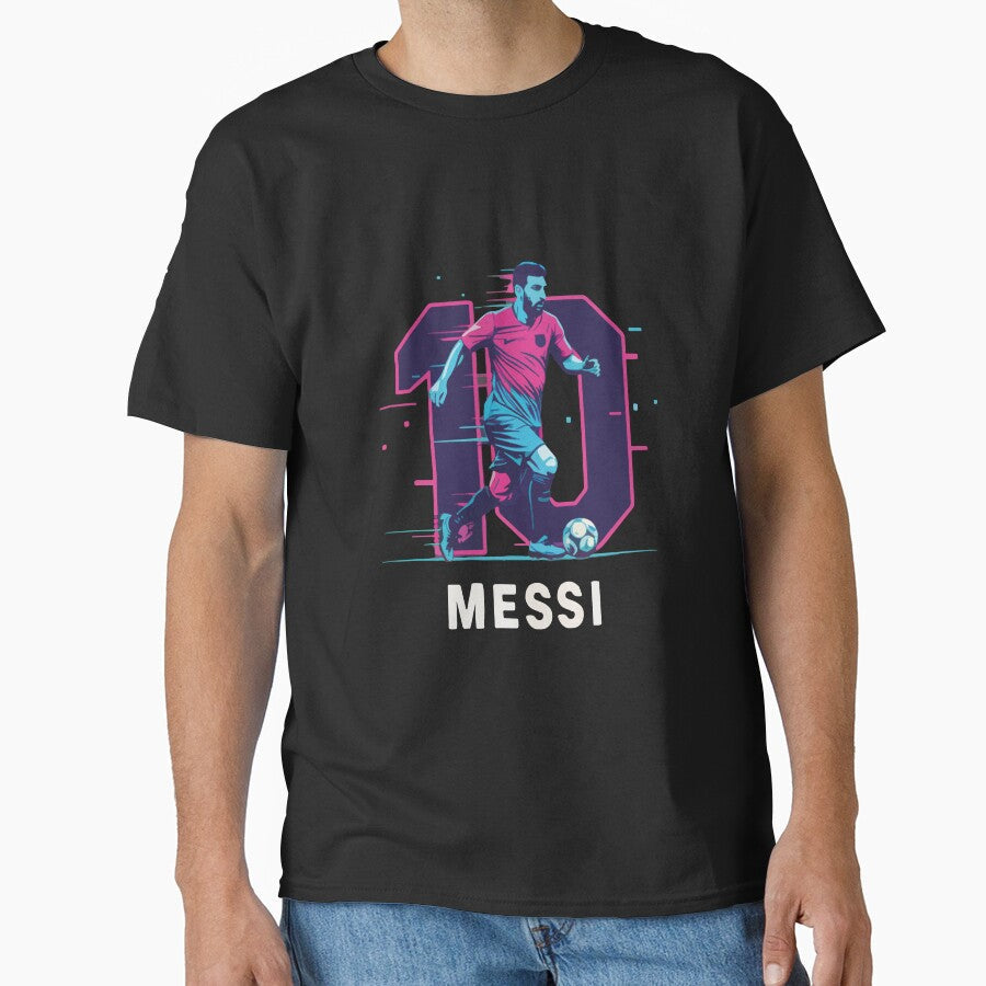 Messi 10 GOAT by DofinaSur Unisex T-shirt, Sweatshirt, Hoodie, Long Sleeve Tee - T-Shirt, Sweatshirt, Hoodie