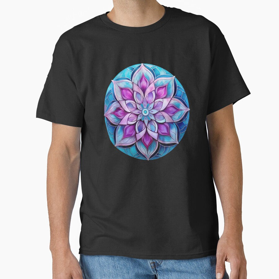 Paintbrush mandala by KreaKat Unisex T-shirt, Sweatshirt, Hoodie, Long Sleeve Tee - T-Shirt, Sweatshirt, Hoodie