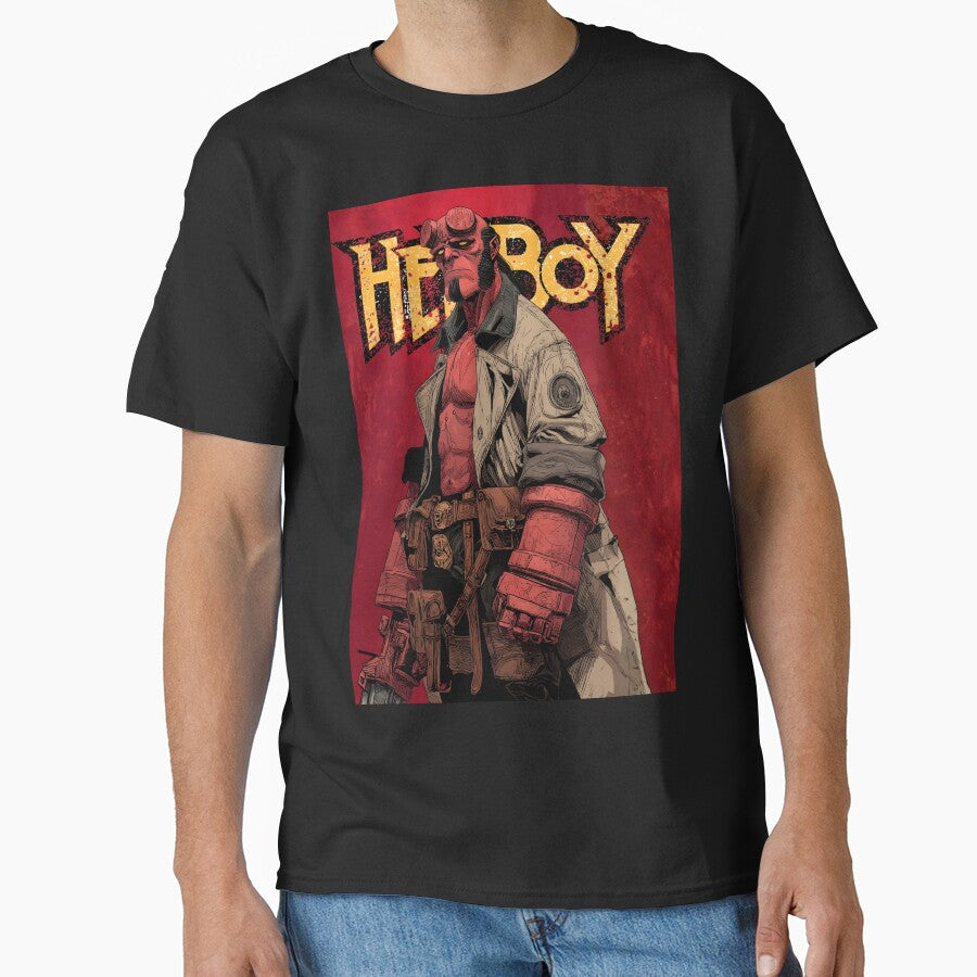Hellboy by ShizukaInk Unisex T-shirt, Sweatshirt, Hoodie, Long Sleeve Tee - T-Shirt, Sweatshirt, Hoodie