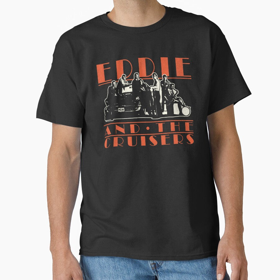 Vintage 80s Eddie and the Cruisers by ourkid Unisex T-shirt, Sweatshirt, Hoodie, Long Sleeve Tee - T-Shirt, Sweatshirt, Hoodie