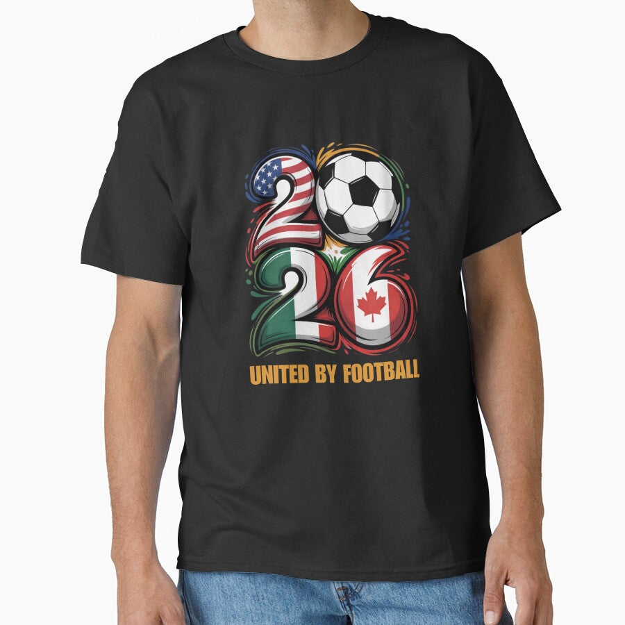 United by Football Soccer Fan Gear 2026 by Cool Ts Unisex T-shirt, Sweatshirt, Hoodie, Long Sleeve Tee - T-Shirt, Sweatshirt, Hoodie