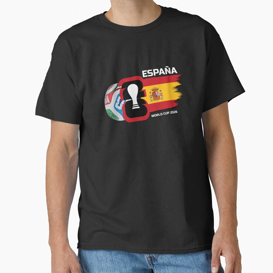 world cup soccer Spain by Pau Baz Unisex T-shirt, Sweatshirt, Hoodie, Long Sleeve Tee - T-Shirt, Sweatshirt, Hoodie
