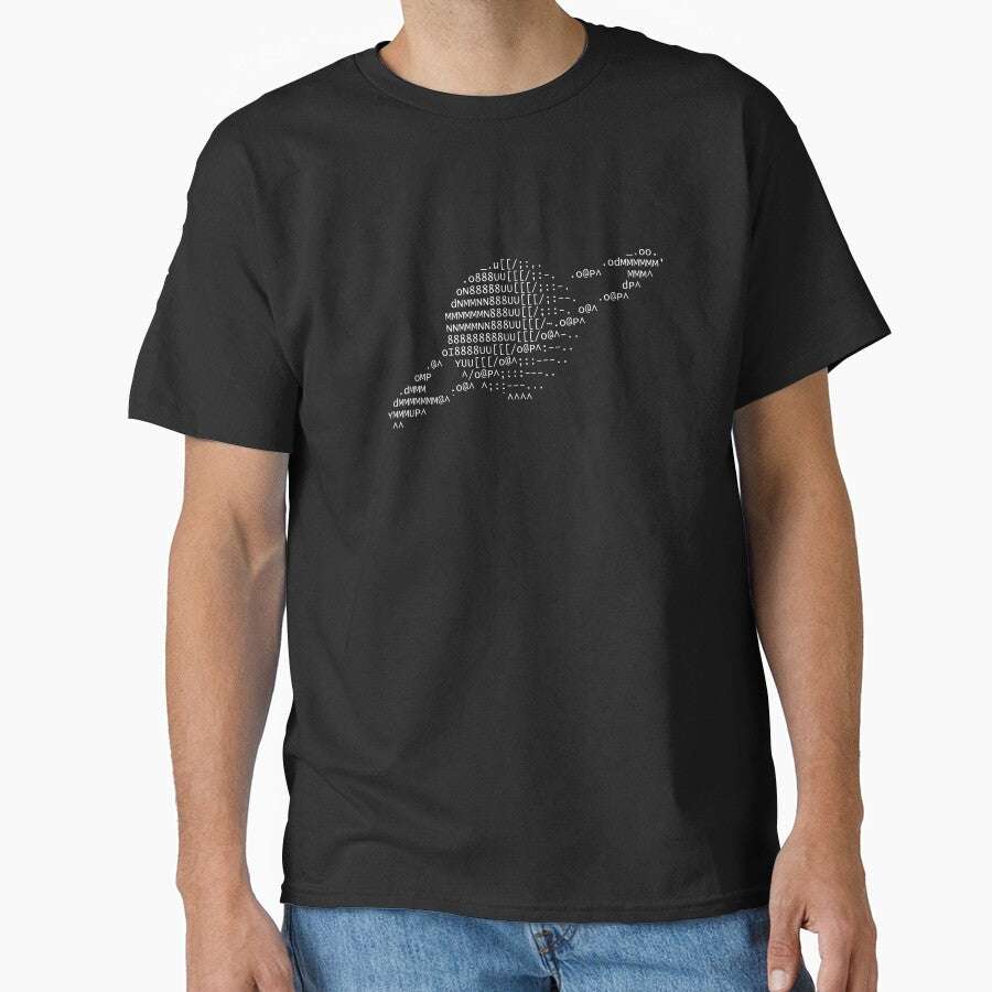 ASCII Art Planet by hadicazvysavaca Unisex T-shirt, Sweatshirt, Hoodie, Long Sleeve Tee - T-Shirt, Sweatshirt, Hoodie
