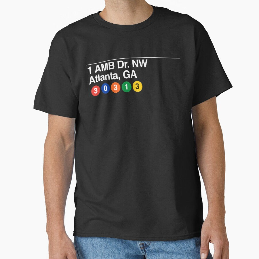 Mercedes-Benz Stadium | 1 AMB Dr NW, Atlanta, GA 30313 by designsheaven Unisex T-shirt, Sweatshirt, Hoodie, Long Sleeve Tee - T-Shirt, Sweatshirt, Hoodie