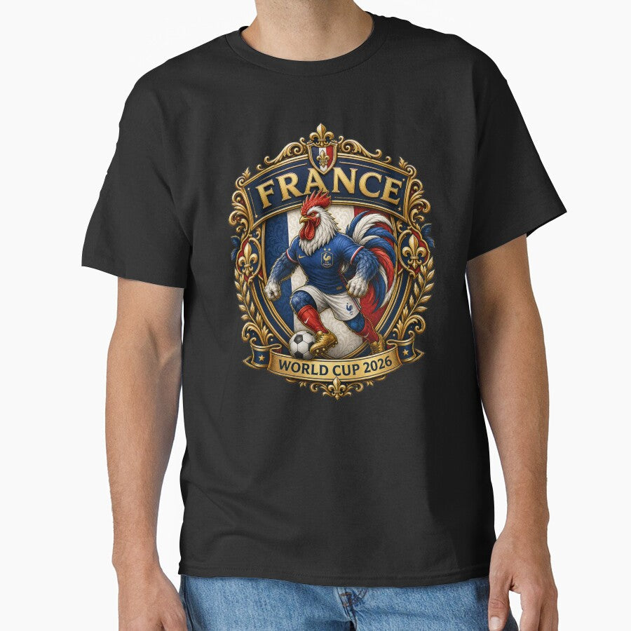 France Football Crest by ORIGIN Premium Wear Unisex T-shirt, Sweatshirt, Hoodie, Long Sleeve Tee - T-Shirt, Sweatshirt, Hoodie