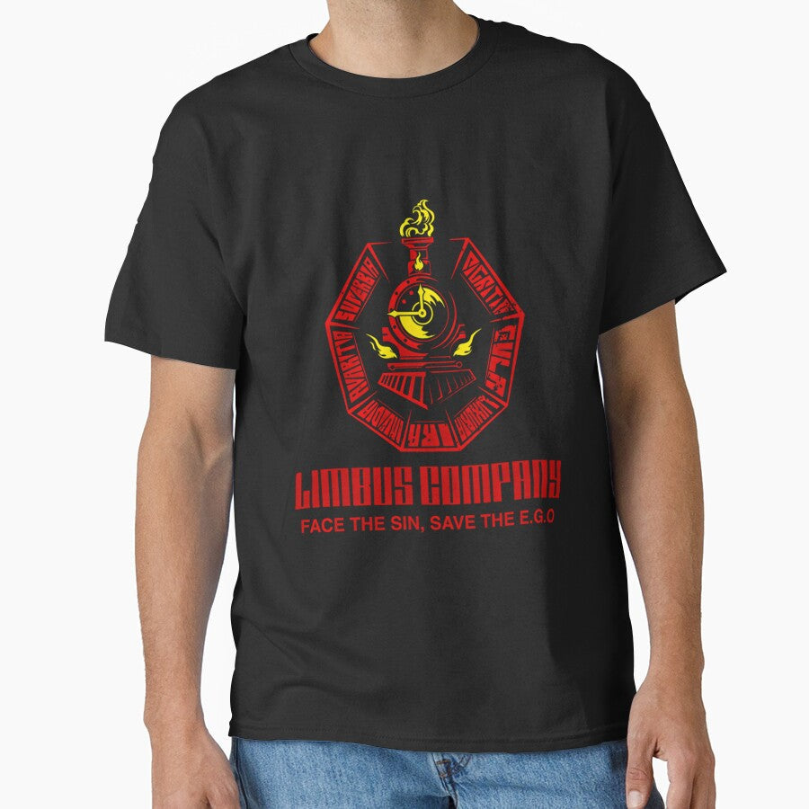 Limbus Company Logo Sin Train Emblem by SophiaRobbins53 Unisex T-shirt, Sweatshirt, Hoodie, Long Sleeve Tee - T-Shirt, Sweatshirt, Hoodie