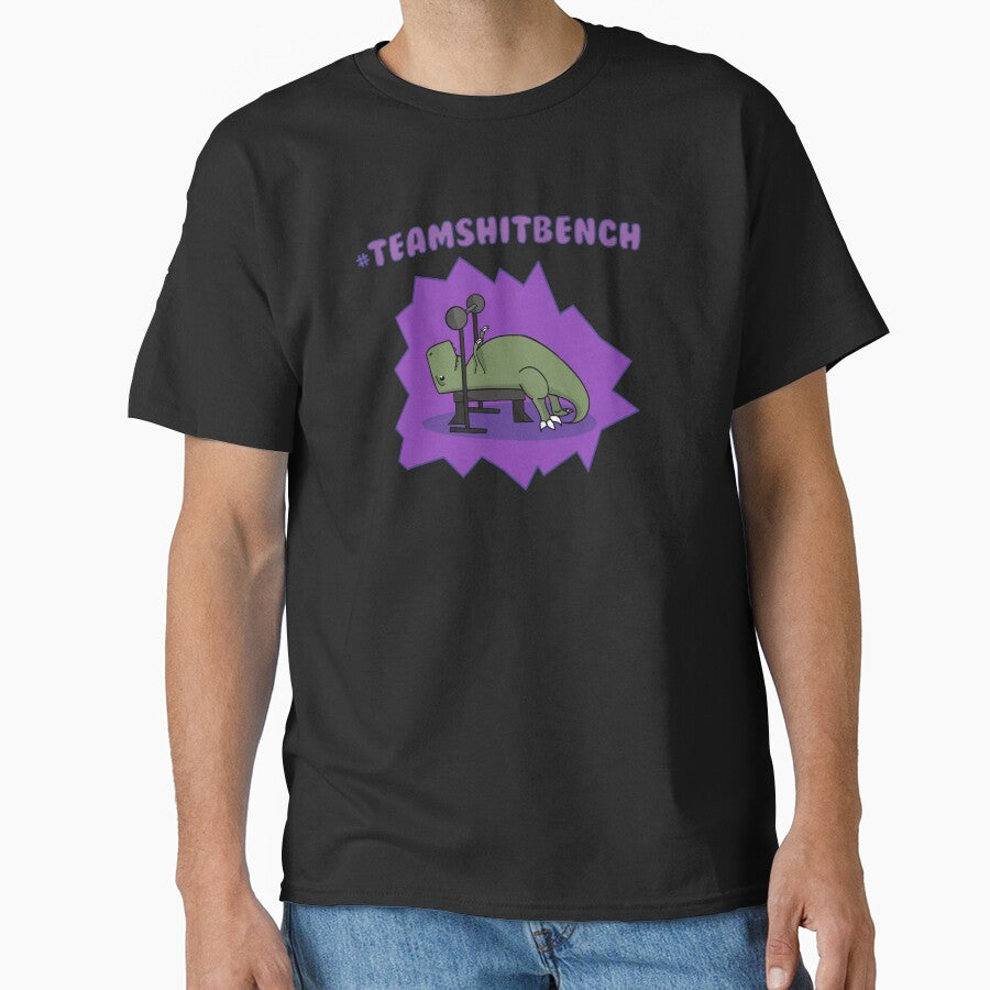 Team Sh#t Bench by Thomas Claxton Unisex T-shirt, Sweatshirt, Hoodie, Long Sleeve Tee - T-Shirt, Sweatshirt, Hoodie