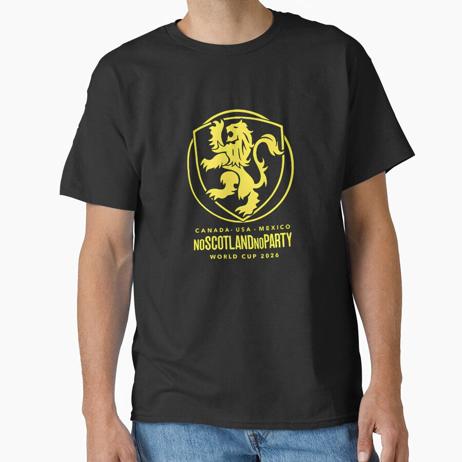 Scotland World Cup 2026 No Scotland No Party T-Shirt_83987455 by gidget-gadget Unisex T-shirt, Sweatshirt, Hoodie, Long Sleeve Tee - T-Shirt, Sweatshirt, Hoodie