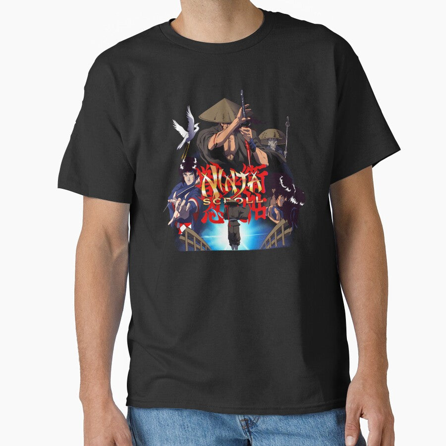 Vintage anime ninja scroll tee by Hi Unisex T-shirt, Sweatshirt, Hoodie, Long Sleeve Tee - T-Shirt, Sweatshirt, Hoodie