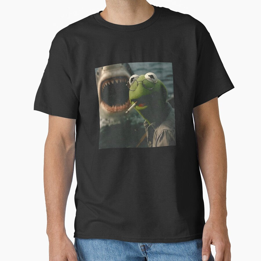 Vintage Smoking Frog Essential by PearlArtss Unisex T-shirt, Sweatshirt, Hoodie, Long Sleeve Tee - T-Shirt, Sweatshirt, Hoodie