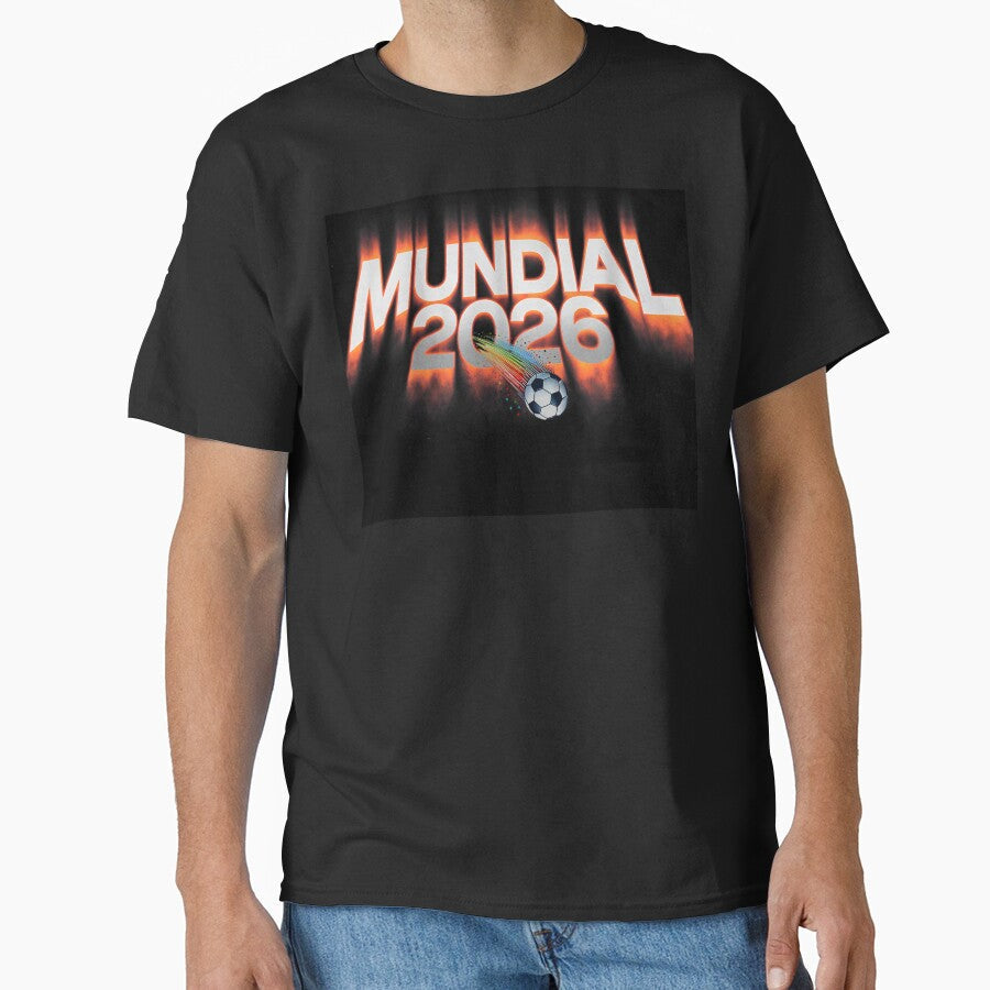Mundial 2026, on a black background by orthodox-icon Unisex T-shirt, Sweatshirt, Hoodie, Long Sleeve Tee - T-Shirt, Sweatshirt, Hoodie