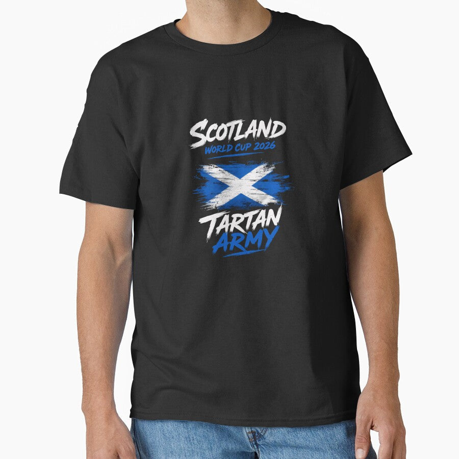 Scotland World Cup 2026 Tartan Army Football Supporter by RetroMini2026 Unisex T-shirt, Sweatshirt, Hoodie, Long Sleeve Tee - T-Shirt, Sweatshirt, Hoodie
