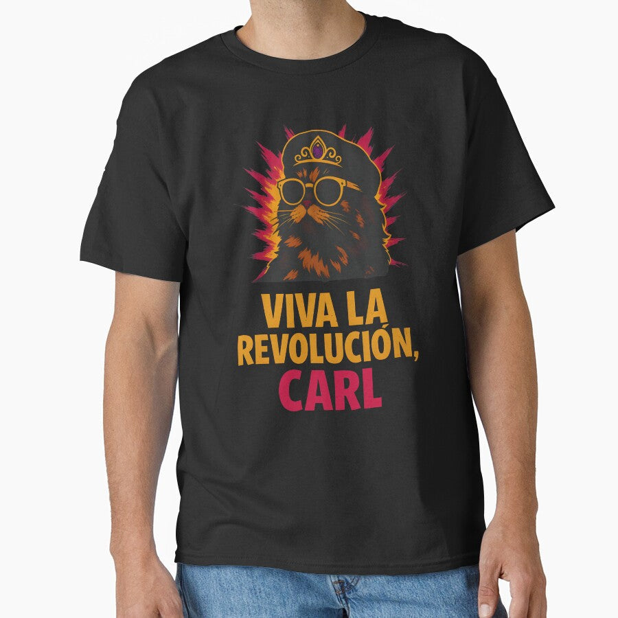 Viva La Revolucion Carl Fan Art by BingyBongoArt Unisex T-shirt, Sweatshirt, Hoodie, Long Sleeve Tee - T-Shirt, Sweatshirt, Hoodie