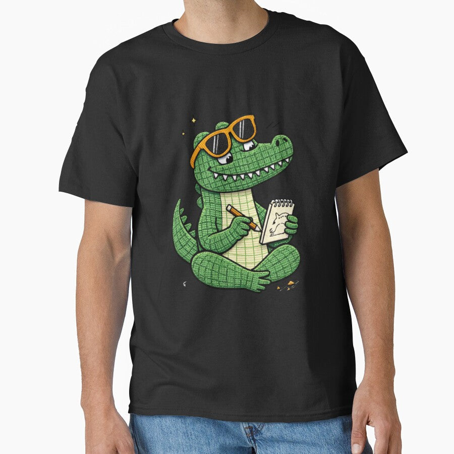 Creative Crocodile  Drawing Hobby Artist Mood by ColorSplash123 Unisex T-shirt, Sweatshirt, Hoodie, Long Sleeve Tee - T-Shirt, Sweatshirt, Hoodie