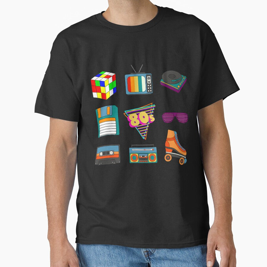 80's Retro Fashion Throwback Culture Disco Music Party Lover Short Sleeve by vnsqnpsytby24 - T-Shirt, Sweatshirt, Hoodie