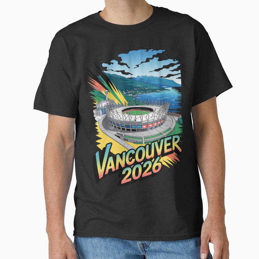 Toronto 2026 Skyline T-Shirt V6 by DarylWelsh2024 Unisex T-shirt, Sweatshirt, Hoodie, Long Sleeve Tee - T-Shirt, Sweatshirt, Hoodie