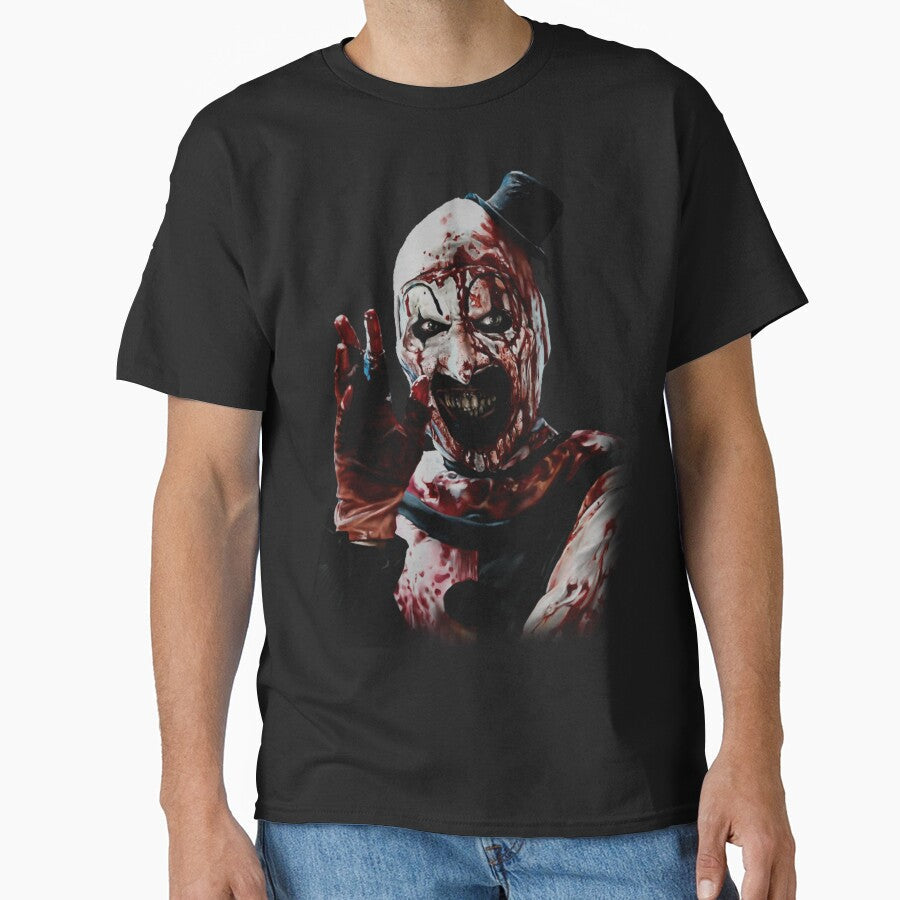 Terrifier 2 fan art by Matsuuradai Unisex T-shirt, Sweatshirt, Hoodie, Long Sleeve Tee - T-Shirt, Sweatshirt, Hoodie