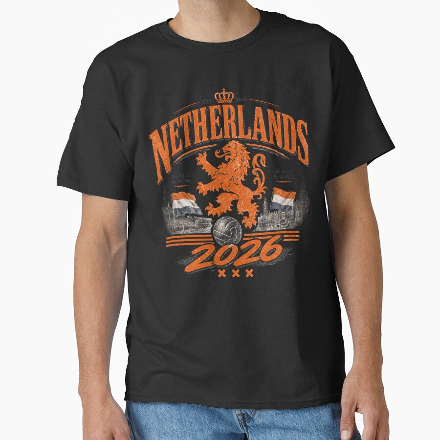 Netherlands 2026 Football World Cup Glory | Oranje Fan Supporter Shirt by rushaib Unisex T-shirt, Sweatshirt, Hoodie, Long Sleeve Tee - T-Shirt, Sweatshirt, Hoodie
