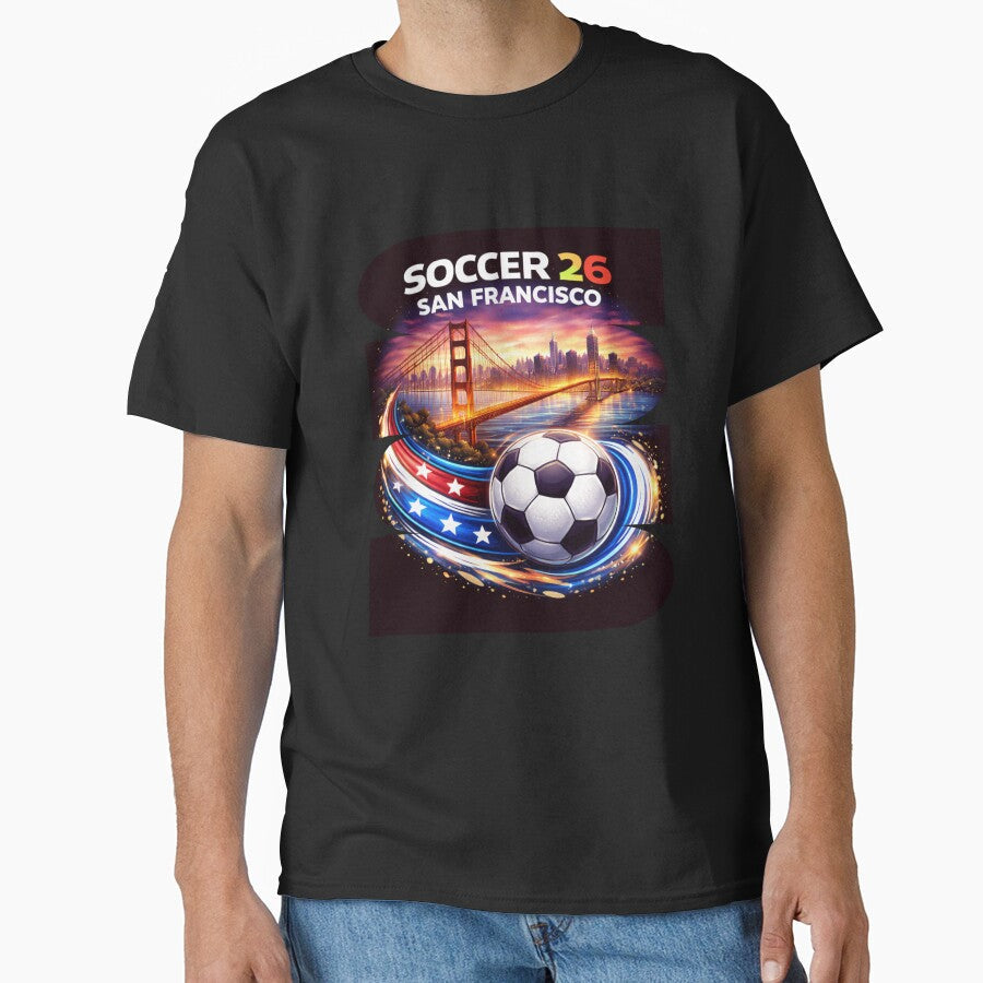 San Francisco Soccer 2026 Shirt, Soccer 26 Bay Area Fan Tee, San Francisco California Soccer Graphic by MK-Charlie - T-Shirt, Sweatshirt, Hoodie