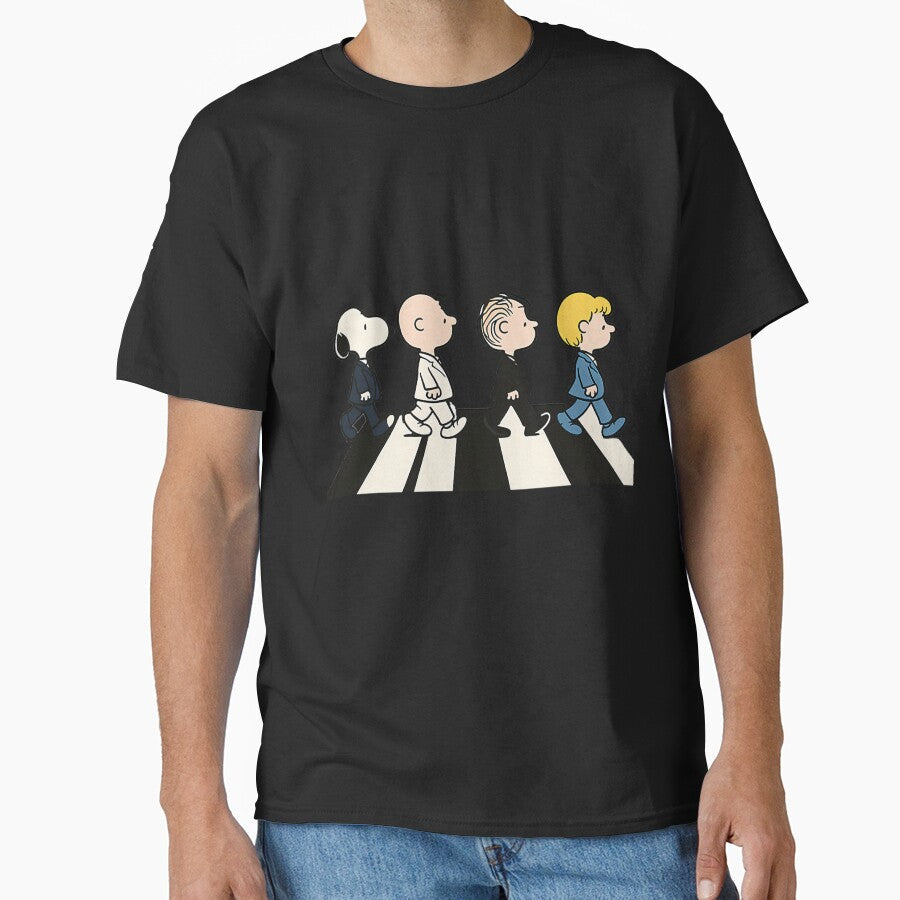Beatles Cartoon Crosswalk Band Parody by ayman2077 Unisex T-shirt, Sweatshirt, Hoodie, Long Sleeve Tee - T-Shirt, Sweatshirt, Hoodie