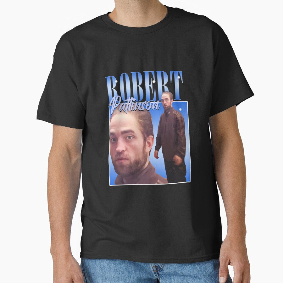 Robert Pattinson Standing Meme by ABIGAILCYNTHI Unisex T-shirt, Sweatshirt, Hoodie, Long Sleeve Tee - T-Shirt, Sweatshirt, Hoodie