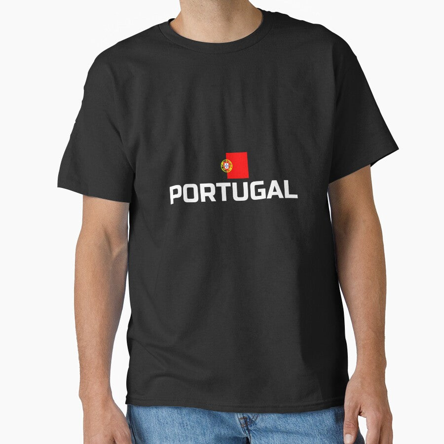 Portugal flag T-Shirt_83881667 by RKdrawings Unisex T-shirt, Sweatshirt, Hoodie, Long Sleeve Tee - T-Shirt, Sweatshirt, Hoodie