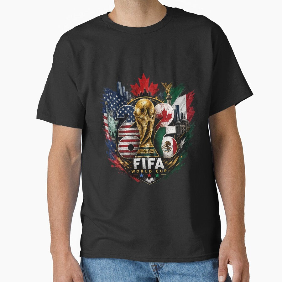 North America Soccer Tournament 2026 - United Host Nations Vintage by RedoneDesignART - T-Shirt, Sweatshirt, Hoodie