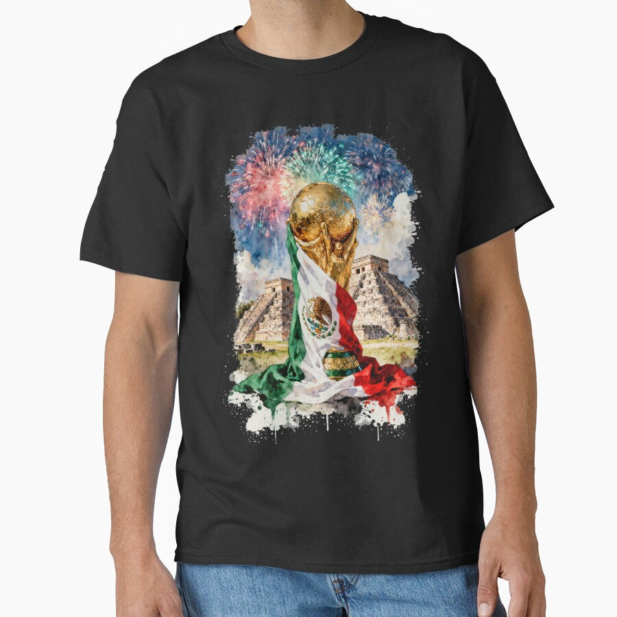 Mexico World Cup 2026 by floverglowstudio Unisex T-shirt, Sweatshirt, Hoodie, Long Sleeve Tee - T-Shirt, Sweatshirt, Hoodie