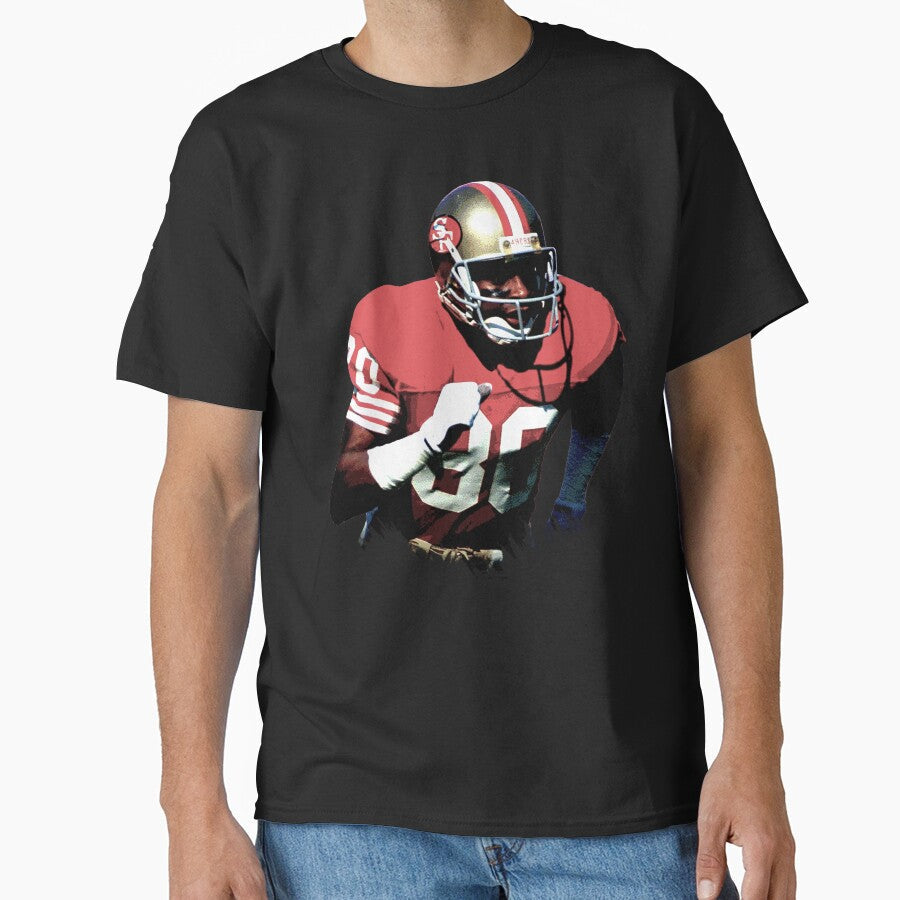 jerry rice san francisco by unfamouzzz Unisex T-shirt, Sweatshirt, Hoodie, Long Sleeve Tee - T-Shirt, Sweatshirt, Hoodie