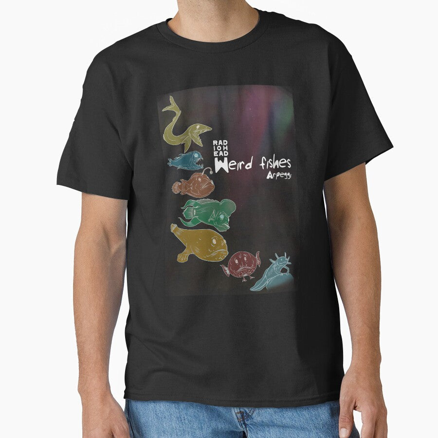 Radiohead Weird Fishes - Alternative Art Poster by BRIAMMERMAN Unisex T-shirt, Sweatshirt, Hoodie, Long Sleeve Tee - T-Shirt, Sweatshirt, Hoodie