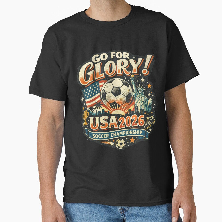 Soccer USA by To Ni Unisex T-shirt, Sweatshirt, Hoodie, Long Sleeve Tee - T-Shirt, Sweatshirt, Hoodie