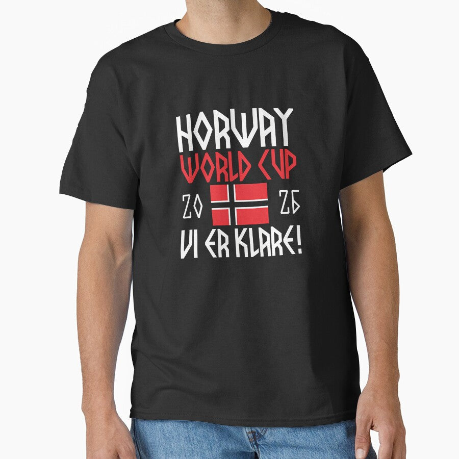 Vi er Klare! T-Shirt_83515539 by theGreatWASABI Unisex T-shirt, Sweatshirt, Hoodie, Long Sleeve Tee - T-Shirt, Sweatshirt, Hoodie
