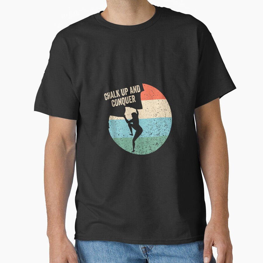 Chalk Up And Conquer Boulderer by JoyJRamos Unisex T-shirt, Sweatshirt, Hoodie, Long Sleeve Tee - T-Shirt, Sweatshirt, Hoodie