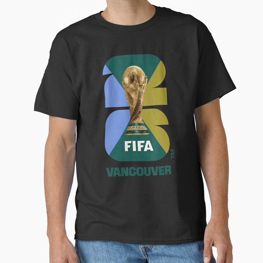 FIFA Vancouver Trophy Poster Design Today Graphic Art by JohnCarmichael Unisex T-shirt, Sweatshirt, Hoodie, Long Sleeve Tee - T-Shirt, Sweatshirt, Hoodie