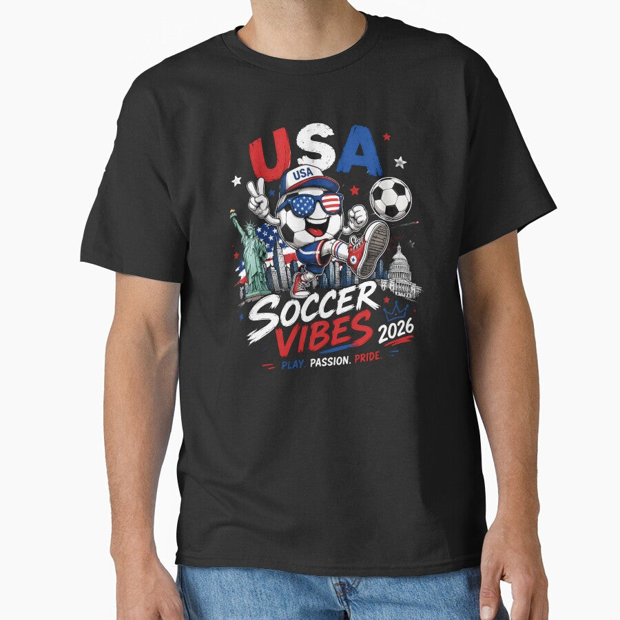 USA Soccer 2026 T-shirt by SupernovaNote Unisex T-shirt, Sweatshirt, Hoodie, Long Sleeve Tee - T-Shirt, Sweatshirt, Hoodie