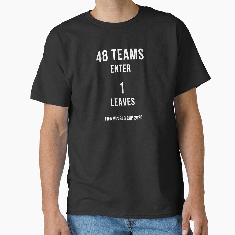 48 Teams, Only 1 Remains by Lni Carpentier Unisex T-shirt, Sweatshirt, Hoodie, Long Sleeve Tee - T-Shirt, Sweatshirt, Hoodie