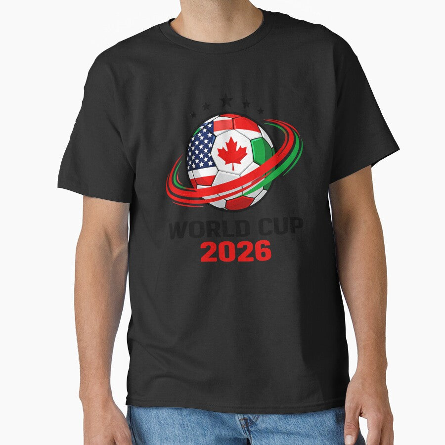 World Cup USA Canada Mexico Soccer Football Fans by LeoSnarf Unisex T-shirt, Sweatshirt, Hoodie, Long Sleeve Tee - T-Shirt, Sweatshirt, Hoodie
