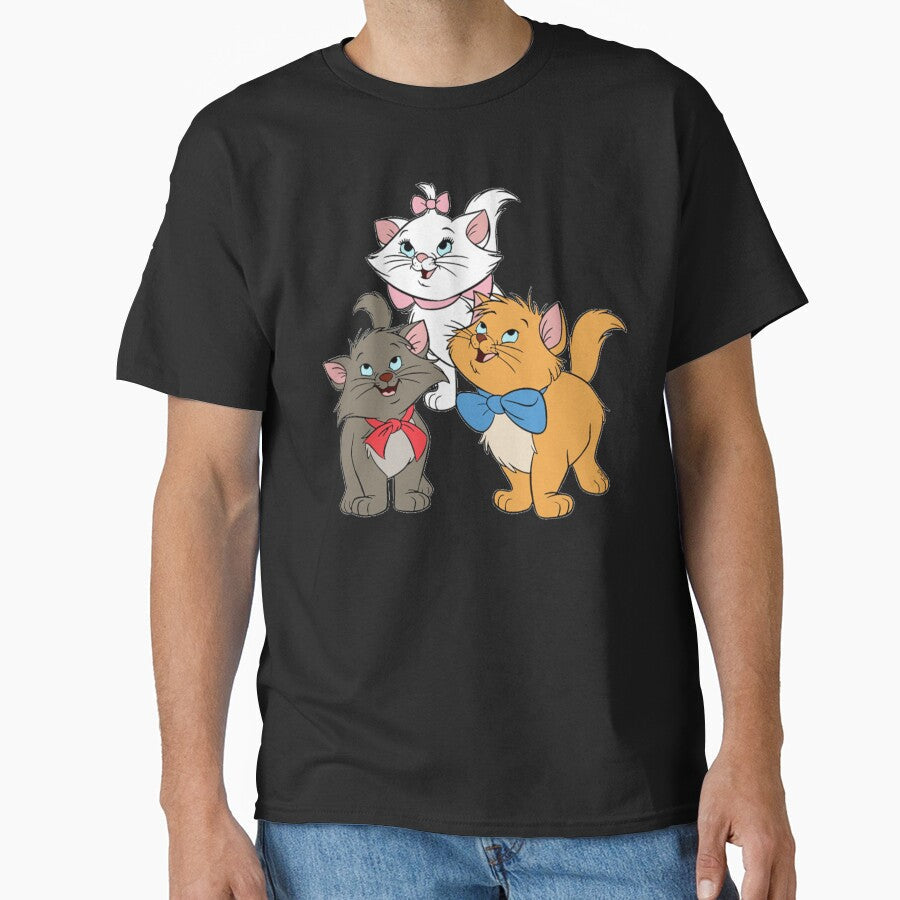 Marie Cat Aristocats by RGeeStore Unisex T-shirt, Sweatshirt, Hoodie, Long Sleeve Tee - T-Shirt, Sweatshirt, Hoodie