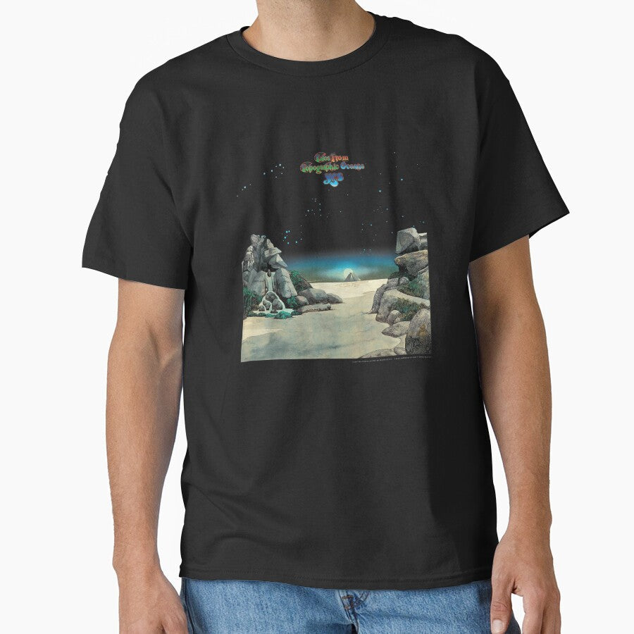 Yes Tales From Topographic Oceans Vintage Album Art Prog Rock Design by WilliaMaler Unisex T-shirt, Sweatshirt, Hoodie, Long Sleeve Tee - T-Shirt, Sweatshirt, Hoodie