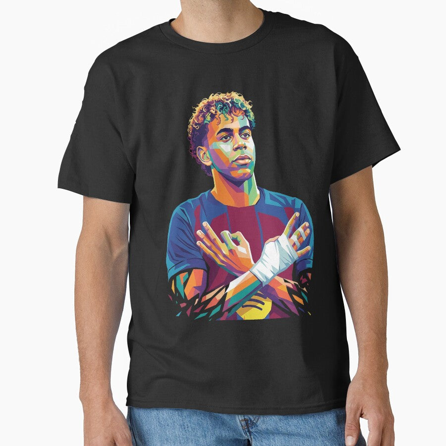 Spanish Rising Star World Cup 2026 Vexel Art by mazyoy Unisex T-shirt, Sweatshirt, Hoodie, Long Sleeve Tee - T-Shirt, Sweatshirt, Hoodie
