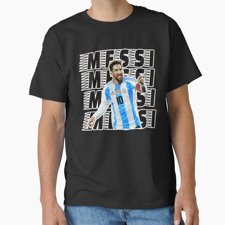 Messi Argentina Football Player Soccer Fan by LeoSnarf Unisex T-shirt, Sweatshirt, Hoodie, Long Sleeve Tee - T-Shirt, Sweatshirt, Hoodie