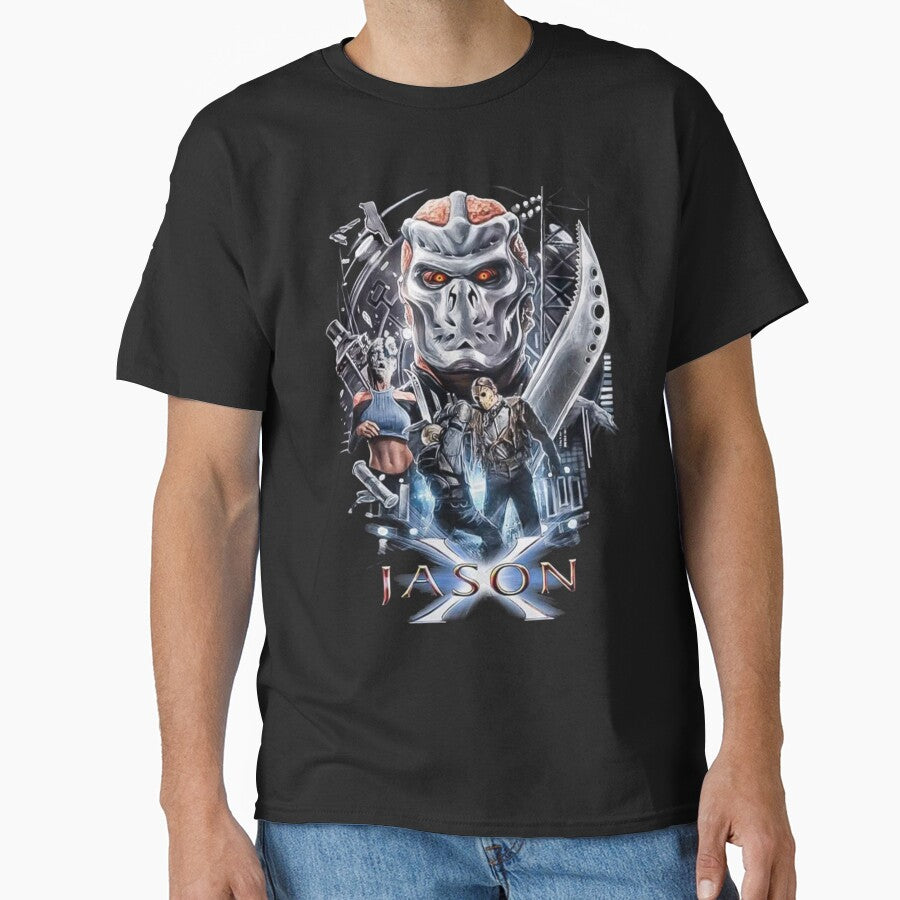 Jason X (2001) by brian0630 Unisex T-shirt, Sweatshirt, Hoodie, Long Sleeve Tee - T-Shirt, Sweatshirt, Hoodie