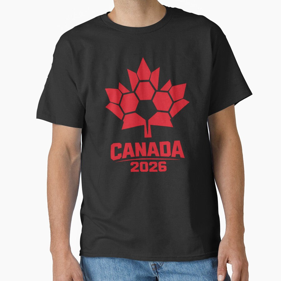 Canada 2026 World Cup T-Shirt - Maple Leaf Soccer Ball - Canadian Football Fan Tee by Zion by Carvalho - T-Shirt, Sweatshirt, Hoodie
