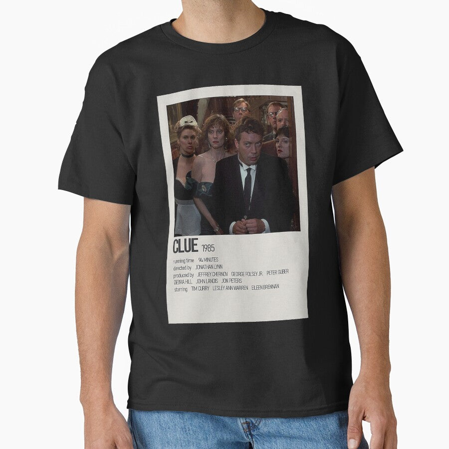 Clue Movie Poster by timetodieoldman Unisex T-shirt, Sweatshirt, Hoodie, Long Sleeve Tee - T-Shirt, Sweatshirt, Hoodie