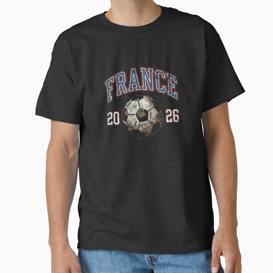 France Soccer 2026 Fan Design Classic T-Shirt by DArtfulStudio Unisex T-shirt, Sweatshirt, Hoodie, Long Sleeve Tee - T-Shirt, Sweatshirt, Hoodie