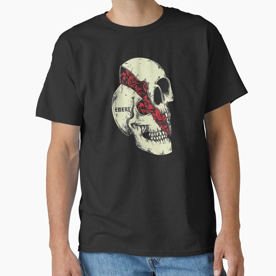 Split Skull by Seanschulz Unisex T-shirt, Sweatshirt, Hoodie, Long Sleeve Tee - T-Shirt, Sweatshirt, Hoodie
