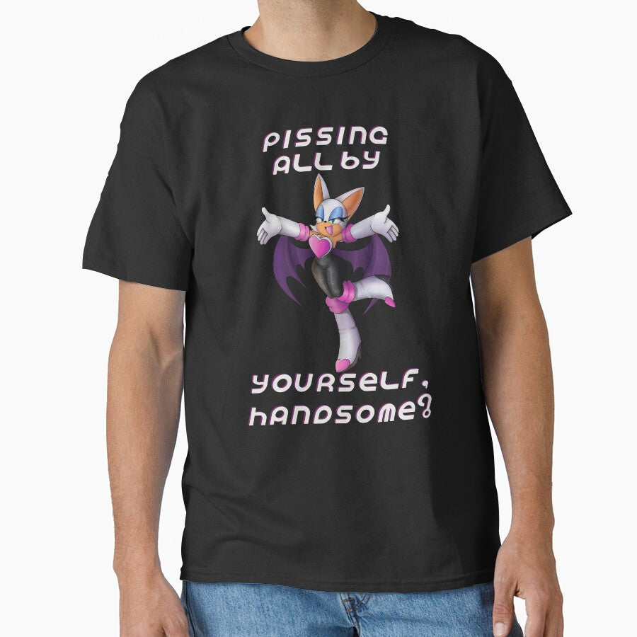 Rouge: Pissing All By Yourself, Handsome? by PastelMushroom Unisex T-shirt, Sweatshirt, Hoodie, Long Sleeve Tee - T-Shirt, Sweatshirt, Hoodie