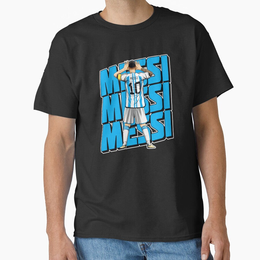 Messi Football Player Argentina Soccer Fan Number 10 by LeoSnarf Unisex T-shirt, Sweatshirt, Hoodie, Long Sleeve Tee - T-Shirt, Sweatshirt, Hoodie