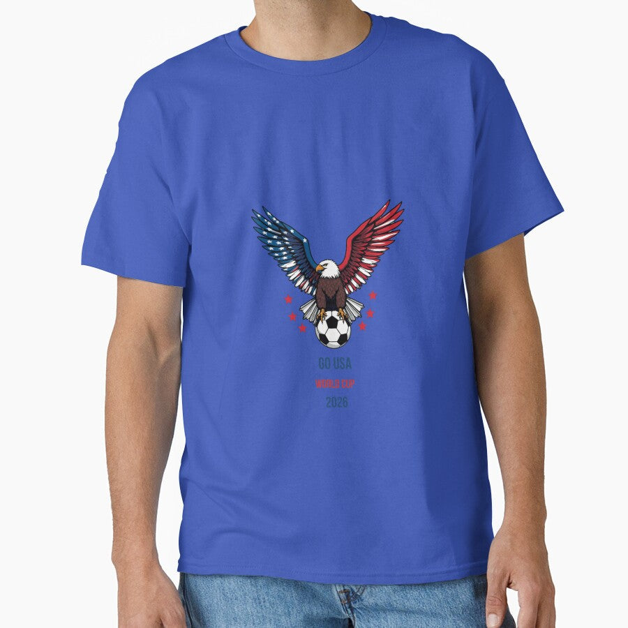 Go USA World Cup 2026 Soccer T-Shirt Home Nation Pride by FanNationTees Unisex T-shirt, Sweatshirt, Hoodie, Long Sleeve Tee - T-Shirt, Sweatshirt, Hoodie